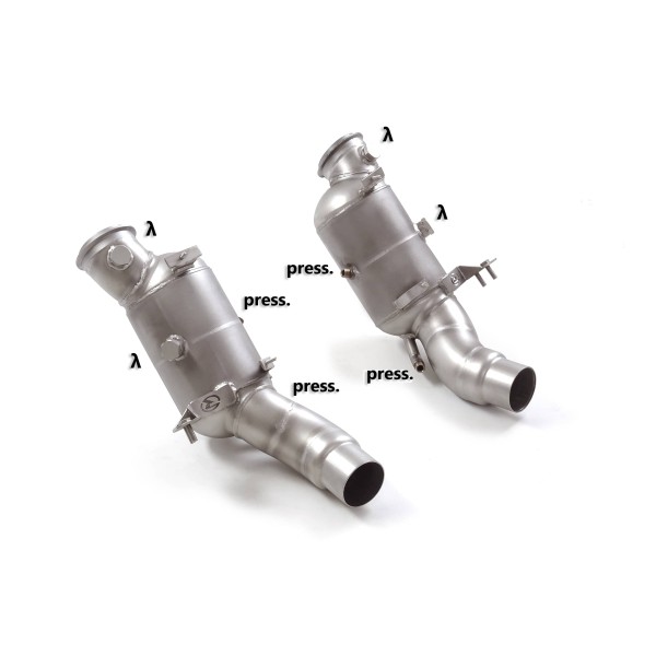 Downpipe + Catalyseurs sport / Suppression de FAP RAGAZZON pour ALFA Roméo Giulia Quadrifoglio 2.9T V6 (2020+)(2023+) Downpipe + Catalyseurs sport / Suppression de FAP RAGAZZON pour ALFA Roméo Giulia Quadrifoglio 2.9T V6 (2020+)(2023+)