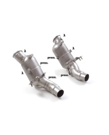 Downpipe + Catalyseurs sport / Suppression de FAP RAGAZZON pour ALFA Roméo Giulia Quadrifoglio 2.9T V6 (2020+)(2023+)