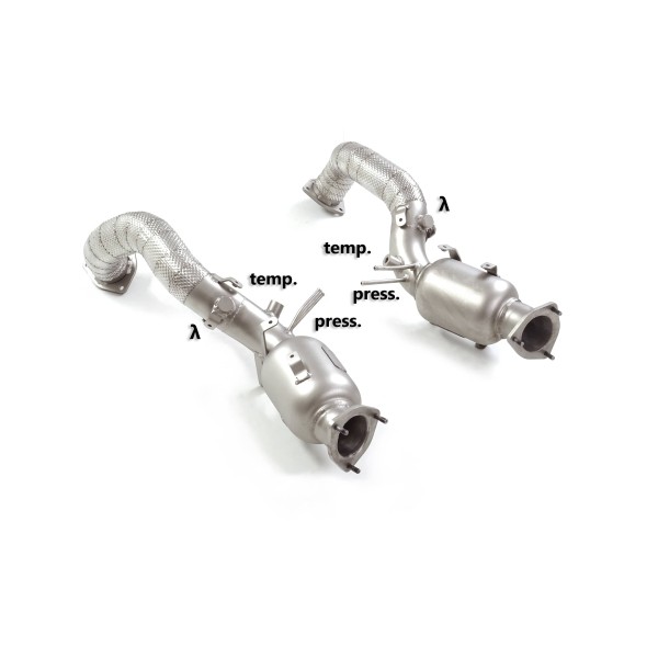 Suppression de filtres à particules RAGAZZON pour PORSCHE 718 GT4 RS + Spyder RS 4.0 (2023+)