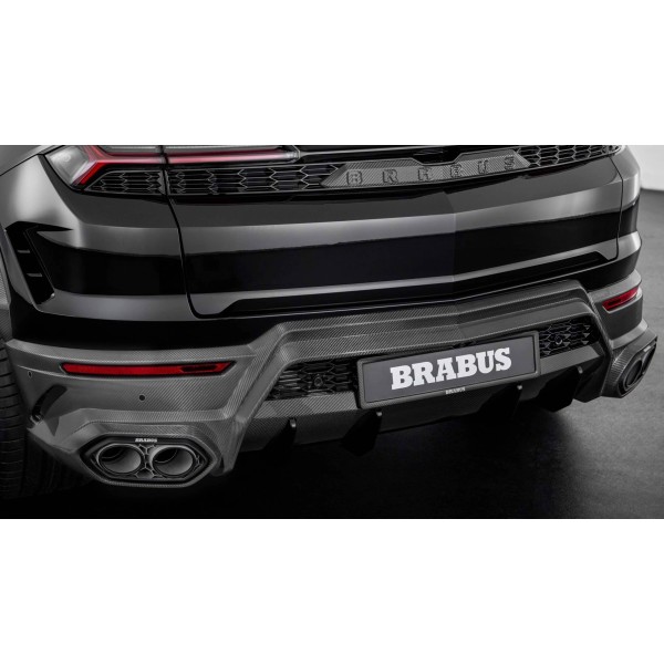 Diffuseur arrière Carbone avec embouts d'échappements BRABUS pour LAMBORGHINI URUS SE