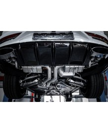 Echappement inox CAPRISTO pour BENTLEY Bentayga W12 (2016+)- Ligne Cat/Fap-Back à valves