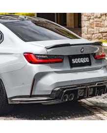 Diffuseur arrière Carbone SOOQOO pour BMW M3 G80 G81 (2020+)
