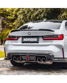 Diffuseur arrière Carbone SOOQOO pour BMW M3 G80 G81 (2020+)