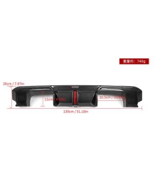 Diffuseur arrière Carbone SOOQOO pour BMW M3 G80 G81 (2020+)