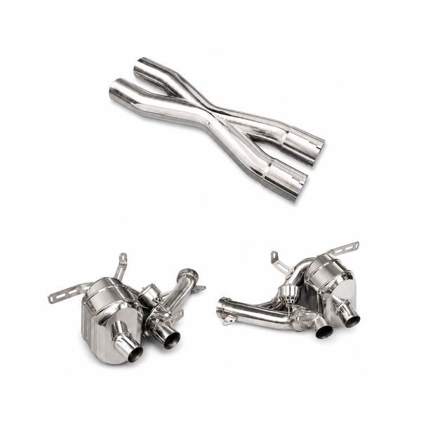 Echappement CAPRISTO Ferrari F12 - Silencieux à valves + X-Pipe