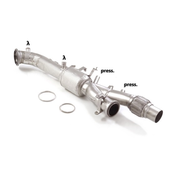 Suppression de filtres à particules inox RAGAZZON pour PORSCHE 992.2 GTS 3.6 Hybrid (2025+)