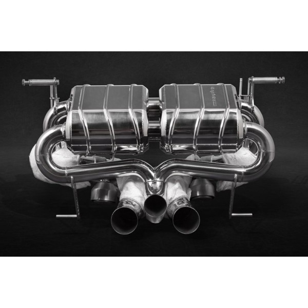 Echappement inox CAPRISTO Lamborghini Aventador S LP740- Silencieux à valves