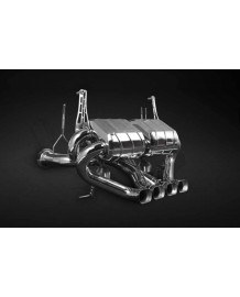 Echappement inox CAPRISTO pour Lamborghini Aventador SV LP750- Silencieux à valves Race