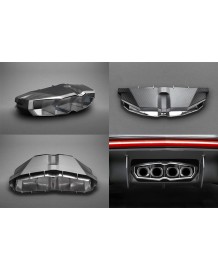 Echappement inox CAPRISTO pour Lamborghini Aventador SV LP750- Silencieux à valves Race