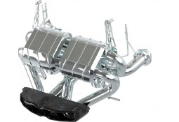 Echappement inox CAPRISTO pour Lamborghini Aventador SV LP750- Silencieux à valves Race