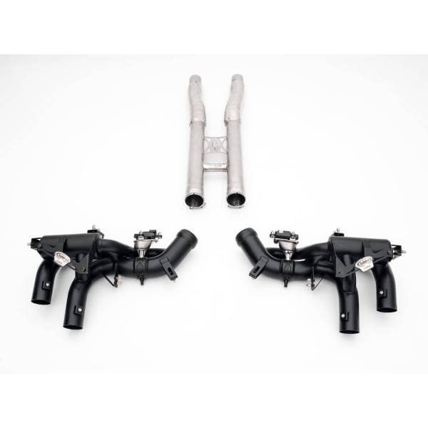 Silencieux à valves + H-Pipe d'échappement inox TUBI STYLE pour FERRARI PUROSANGUE (2023-2025) Silencieux à valves + H-Pipe d'échappement inox TUBI STYLE pour FERRARI PUROSANGUE (2023-2025)
