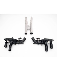 Silencieux à valves + H-Pipe d'échappement inox TUBI STYLE pour FERRARI PUROSANGUE (2023-2025)