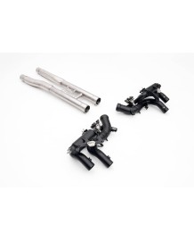 Silencieux à valves + H-Pipe d'échappement inox TUBI STYLE pour FERRARI PUROSANGUE (2023-2025)