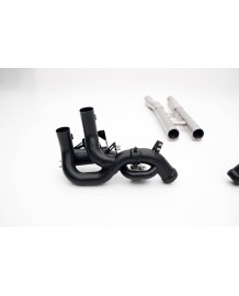 Silencieux à valves + H-Pipe d'échappement inox TUBI STYLE pour FERRARI PUROSANGUE (2023-2025)