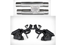 Silencieux à valves + H-Pipe d'échappement inox TUBI STYLE pour FERRARI 12 CILINDRI