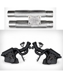 Silencieux à valves + H-Pipe d'échappement inox TUBI STYLE pour FERRARI 12 CILINDRI