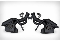 Silencieux à valves + H-Pipe d'échappement inox TUBI STYLE pour FERRARI 12 CILINDRI Silencieux à valves + H-Pipe d'échappement inox TUBI STYLE pour FERRARI 12 CILINDRI