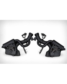 Silencieux d'échappement inox à valves TUBI STYLE pour FERRARI 12 CILINDRI