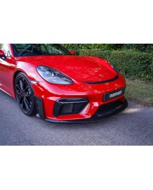 Pack Spoiler avant Carbone DISSIDENT pour PORSCHE 718 GT4 / GT4 RS / Spyder / Spyder RS (Road)
