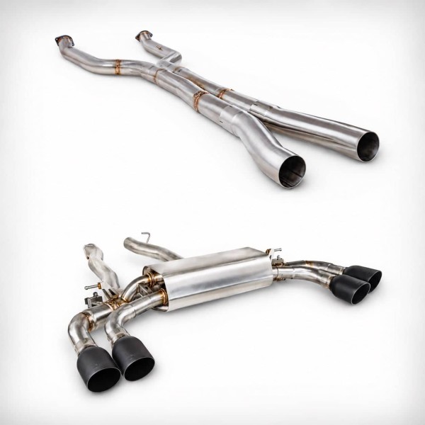 Ligne d'échappement inox Cat-Back à valves SCORPION pour BMW M5 G90 G99 (2024+)