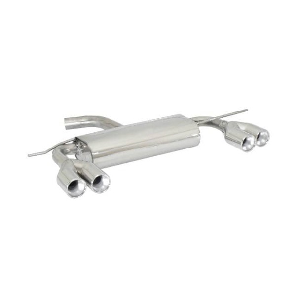 Silencieux d'échappement inox 4 sorties RAGAZZON pour VW SCIROCCO 2.0 TFSI 200/210Ch (10/2008-2014)