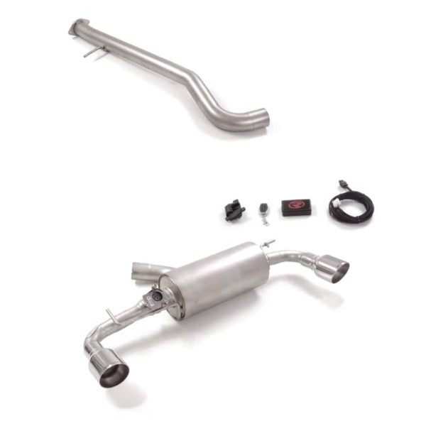 Ligne d'échappement inox FAP-Back à valves RAGAZZON pour TOYOTA Yaris GR 1,6T 261Ch (2020-2024)