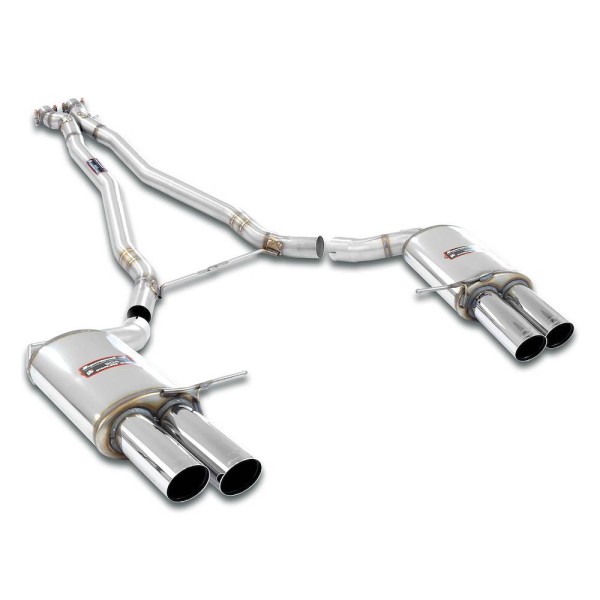 Ligne d'échappement inox SUPERSPRINT pour BMW M6 E63 E64 V10 (2005+)(Race) Ligne d'échappement inox SUPERSPRINT pour BMW M6 E63 E64 V10 (2005+)(Race)