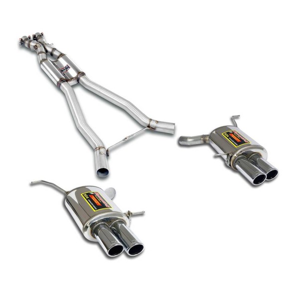 Ligne d'échappement inox SUPERSPRINT pour BMW M6 E63 V10 (2005+)(Touring) Ligne d'échappement inox SUPERSPRINT pour BMW M6 E63 V10 (2005+)(Touring)