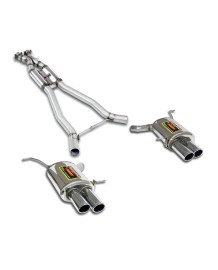 Ligne d'échappement inox SUPERSPRINT pour BMW M6 E63 V10 (2005+)(Touring)