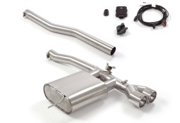 Ligne d'échappement inox à valves RAGAZZON pour MINI Cooper S F55 178Ch (11/2020-2024)(ECE)