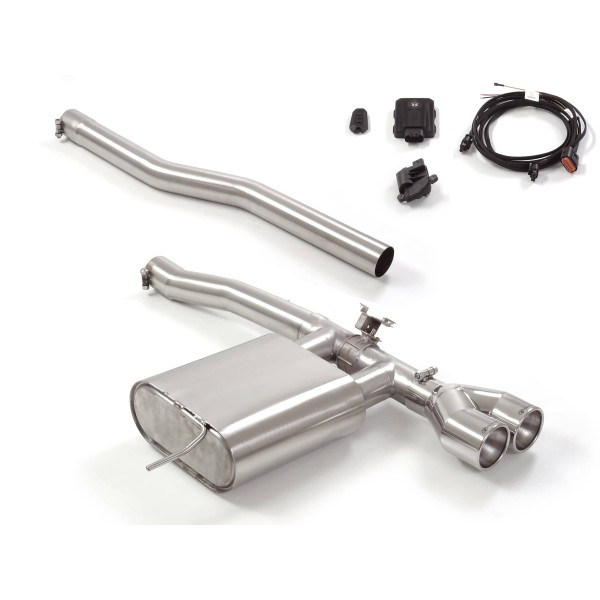 Ligne d'échappement inox à valves RAGAZZON pour MINI Cooper S F55 178Ch (11/2020-2024)(ECE) Ligne d'échappement inox à valves RAGAZZON pour MINI Cooper S F55 178Ch (11/2020-2024)(ECE)