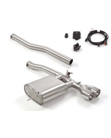 Ligne d'échappement inox à valves RAGAZZON pour MINI Cooper S F55 178Ch (11/2020-2024)(ECE)