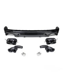 Diffuseur arrière look SQ5 pour AUDI Q5 FY SUV S-line (2017-2021)