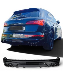 Diffuseur arrière look SQ5 pour AUDI Q5 FY SUV S-line (2017-2021)