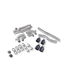 Ligne d'échappement inox Fap-Back à valves SCORPION pour BMW 330i G20 G21 (2018-2026)