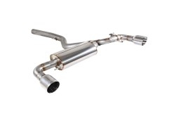 Ligne d'échappement inox Fap-Back à valves SCORPION pour BMW 330i G20 G21 (2018-2026)