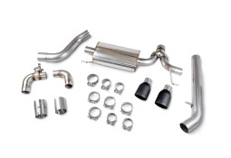 Ligne d'échappement inox Fap-Back à valves SCORPION pour BMW 330i G20 G21 (2018-2026) Ligne d'échappement inox Fap-Back à valves SCORPION pour BMW 330i G20 G21 (2018-2026)