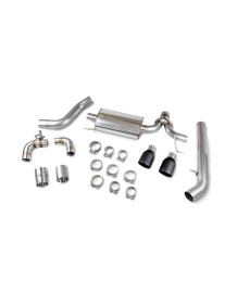 Ligne d'échappement inox Fap-Back à valves SCORPION pour BMW 330i G20 G21 (2018-2026)
