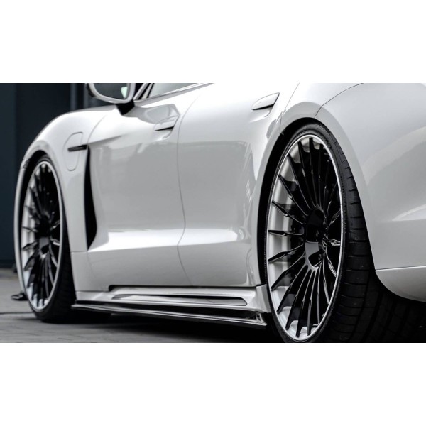 Extensions de bas de caisse PRIOR DESIGN pour PORSCHE Taycan Turbo / Turbo S (2021-2023)