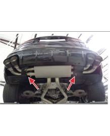 Echappement inox RAGAZZON Maserati Grecale 3.0 V6 Troféo 530Ch (2022+)- Ligne Fap-Back à valves sport