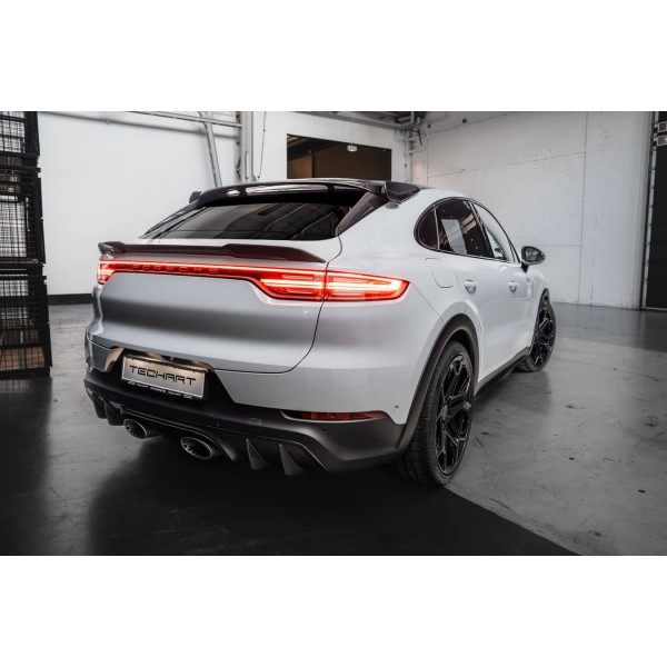 Becquet de coffre TECHART pour Porsche Cayenne V6 Turbo S E-Hybrid GT GTS Coupé E3 9YA (2019-2023) Becquet de coffre TECHART pour Porsche Cayenne V6 Turbo S E-Hybrid GT GTS Coupé E3 9YA (2019-2023)