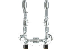 Ligne d'échappement inox complète à valves CAPRISTO pour MASERATI MC20 Ligne d'échappement inox complète à valves CAPRISTO pour MASERATI MC20