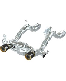 Ligne d'échappement inox complète à valves CAPRISTO pour MASERATI MC20