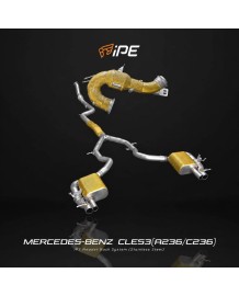 Ligne d'échappement complète inox IPE INNOTECH pour MERCEDES CLE 53 AMG C236 (2024+)(Race)