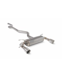 Ligne d'échappement inox Cat-Back à valves SCORPION pour BMW 440i(x) F32 F33 F36 FAP (2018-2019)