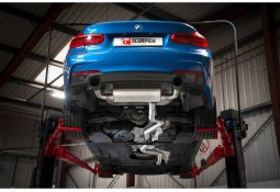 Ligne d'échappement inox Cat-Back à valves SCORPION pour BMW 440i(x) F32 F33 F36 (2015-2018) Ligne d'échappement inox Cat-Back à valves SCORPION pour BMW 440i(x) F32 F33 F36 (2015-2018)