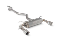 Ligne d'échappement inox Cat-Back à valves SCORPION pour BMW 340i(x) F30 F31 (2015-2018)