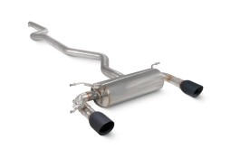 Ligne d'échappement inox Cat-Back à valves SCORPION pour BMW 340i(x) F30 F31 (2015-2018)