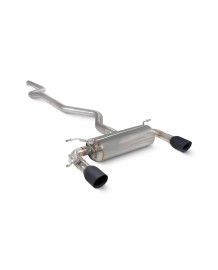 Ligne d'échappement inox Cat-Back à valves SCORPION pour BMW 340i(x) F30 F31 (2015-2018)