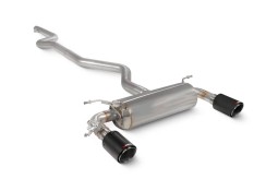 Ligne d'échappement inox Cat-Back à valves SCORPION pour BMW 340i(x) F30 F31 (2015-2018)